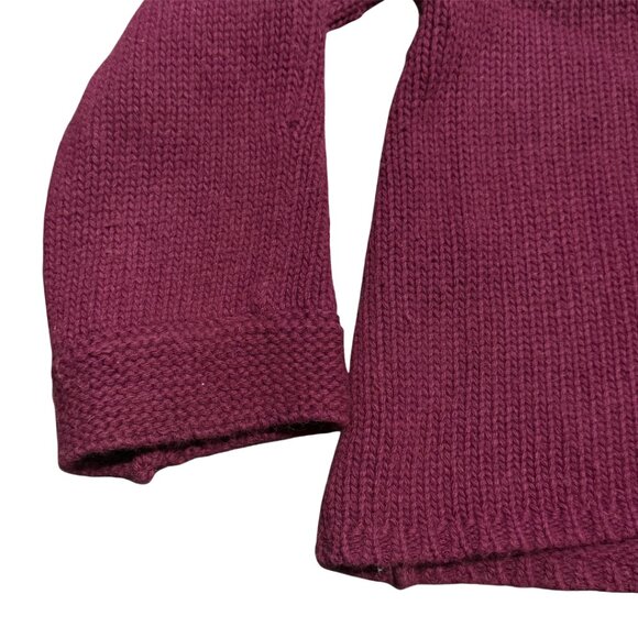 Halogen Cashmere Angora Cardigan Wine Burgundy – Women’s Small, EUC - Picture 13 of 13